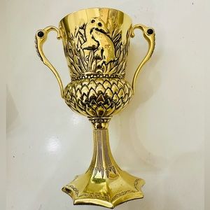 Warner bros brand Hufflepuffs cup 5 inches tall